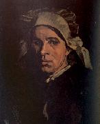 Head of a Peasant Woman with White Cap (nn04)